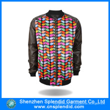 2016 Custom Design Bunte Fleece Jacke Made in China